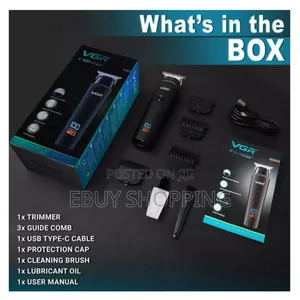 **Vgr v-937 Hair Trimmer – Ultra-Quiet Easy to Use**
