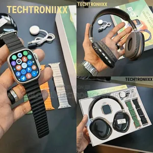 Photo - Ultra-3 Smart Watch 2.2 Inch Hd With Headset and 4 Straps