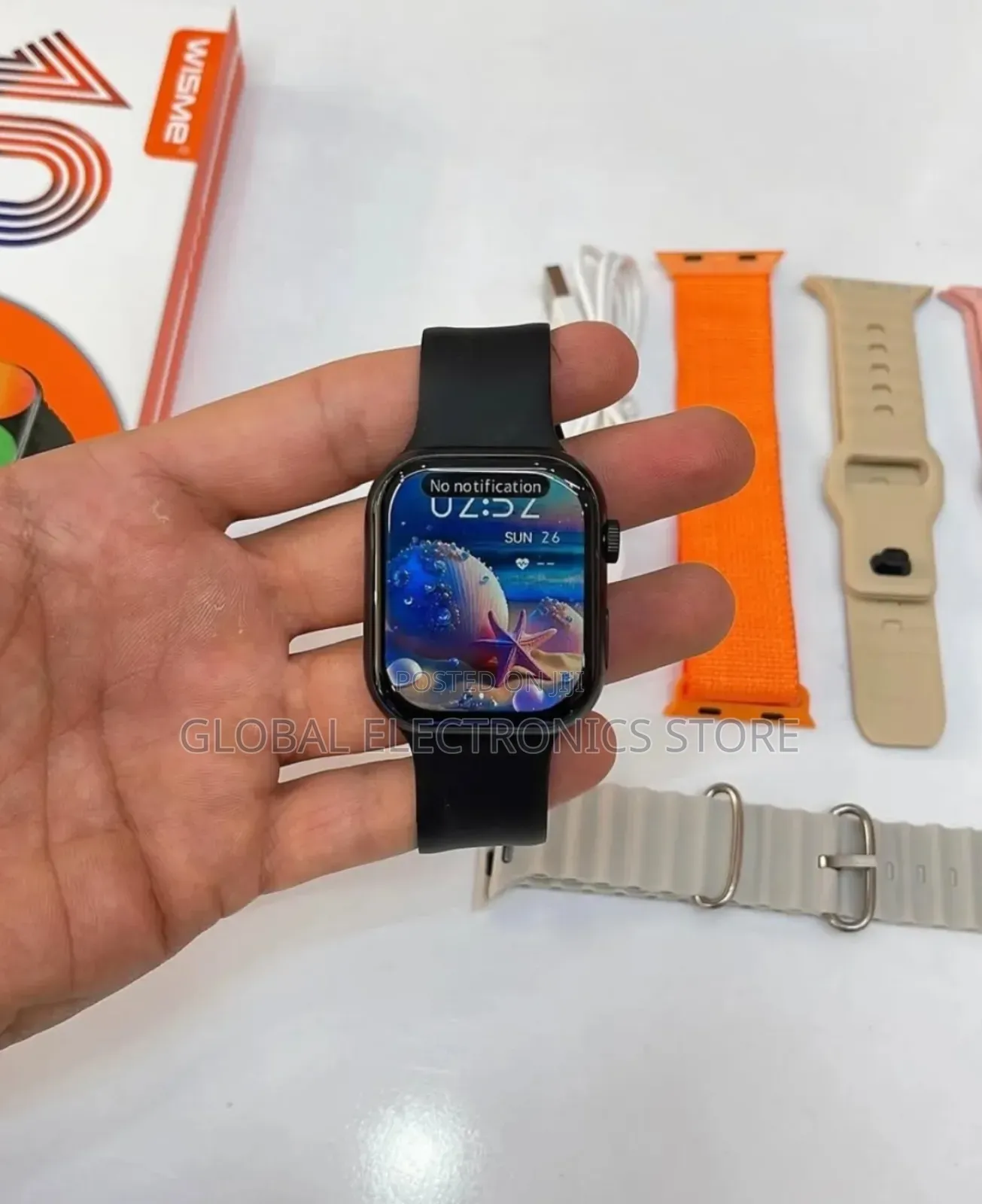 Original Wisme Premium Series 10 Smart Watch With Five Strap