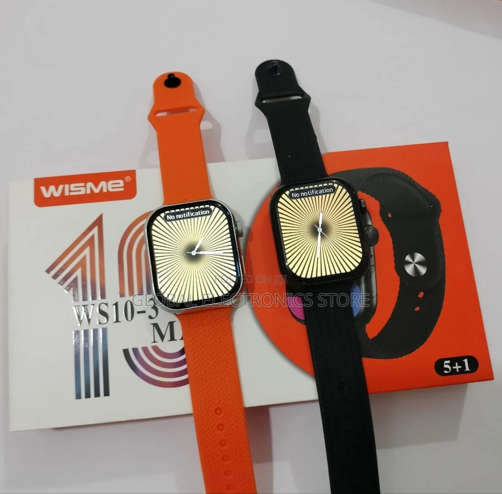 Original Wisme Premium Series 10 Smart Watch With Five Strap