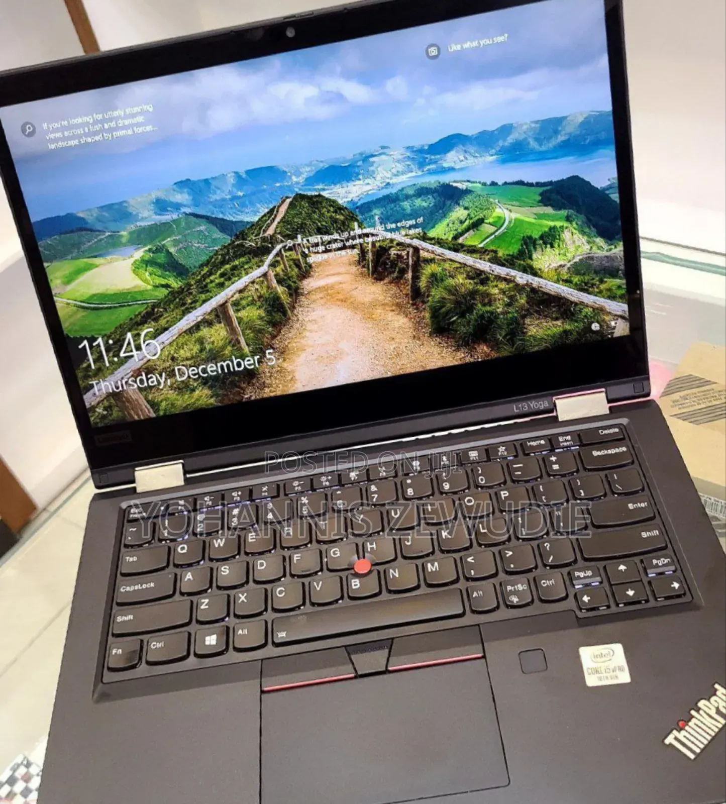 New Laptop Lenovo ThinkPad L13 Yoga 16GB Intel Core I5 SSD 512GB