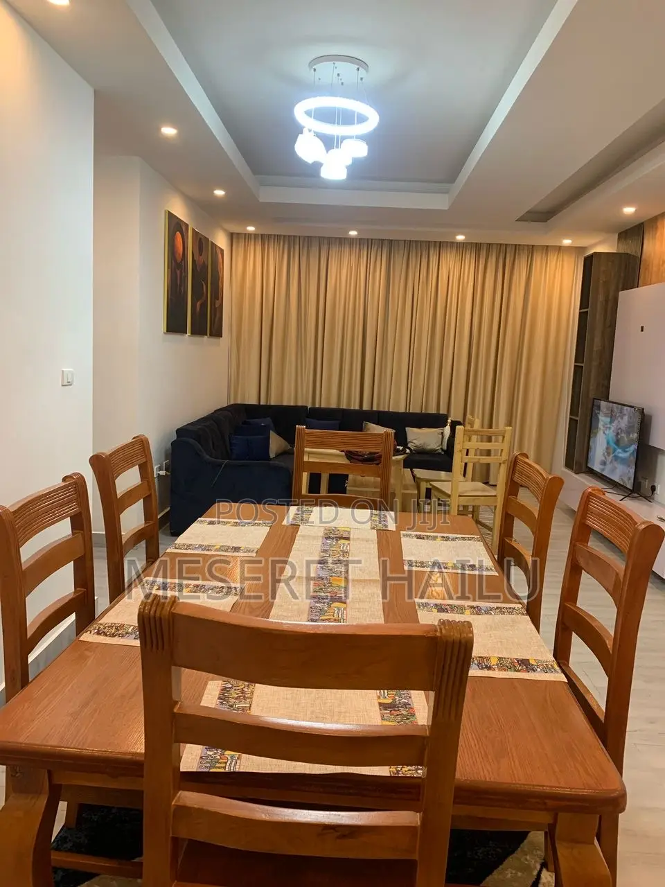 Furnished 3bdrm Apartment in Megenaga, Bole for rent