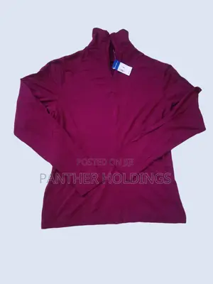 Eddie Bauer Turtle Neck With Back Zipper Sweaters