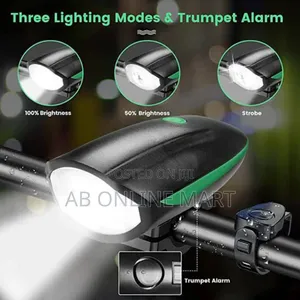 Photo - Rechargeable Bicycle Light Horn.