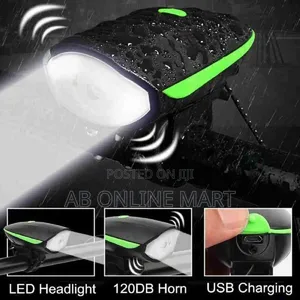 Rechargeable Bicycle Light Horn.