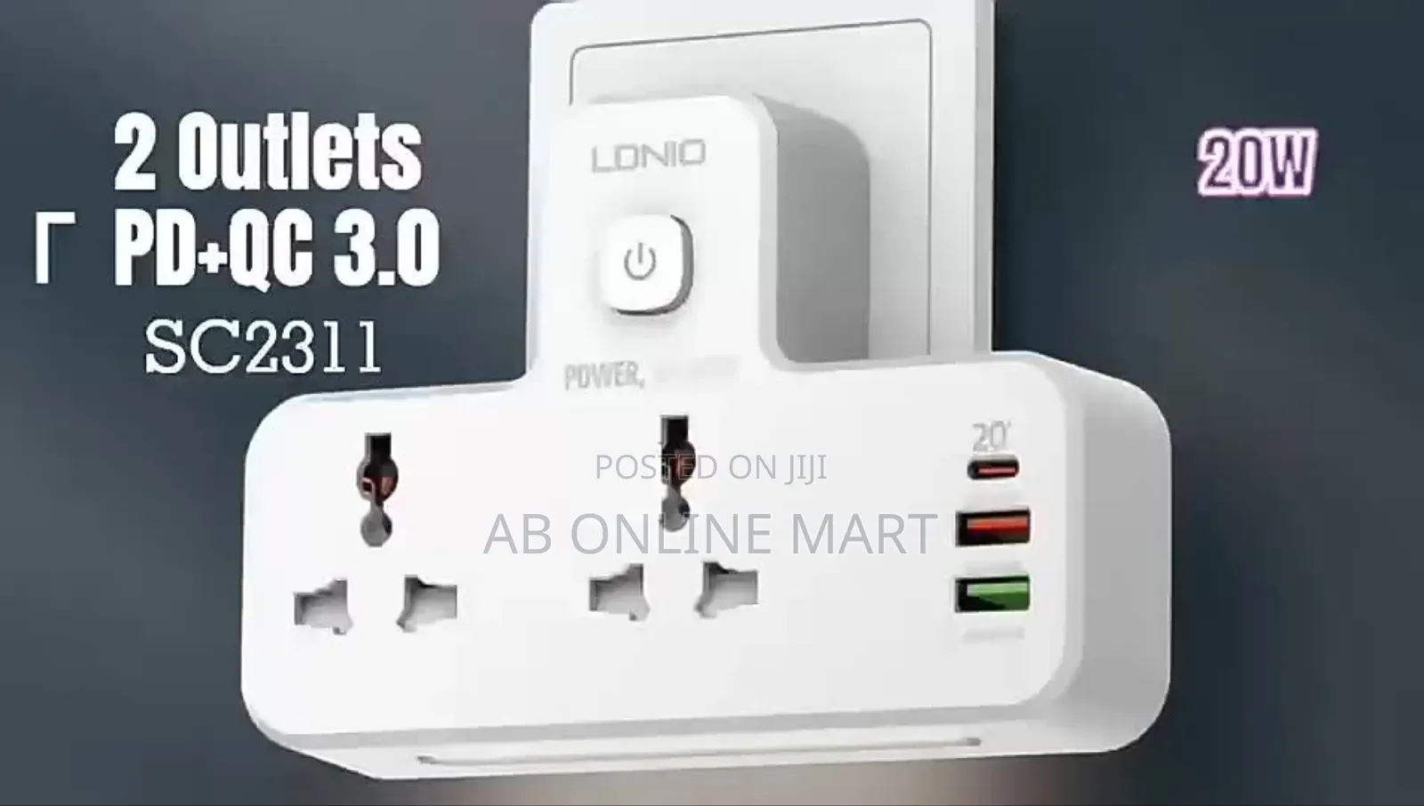 Multi-socket Power Adapter