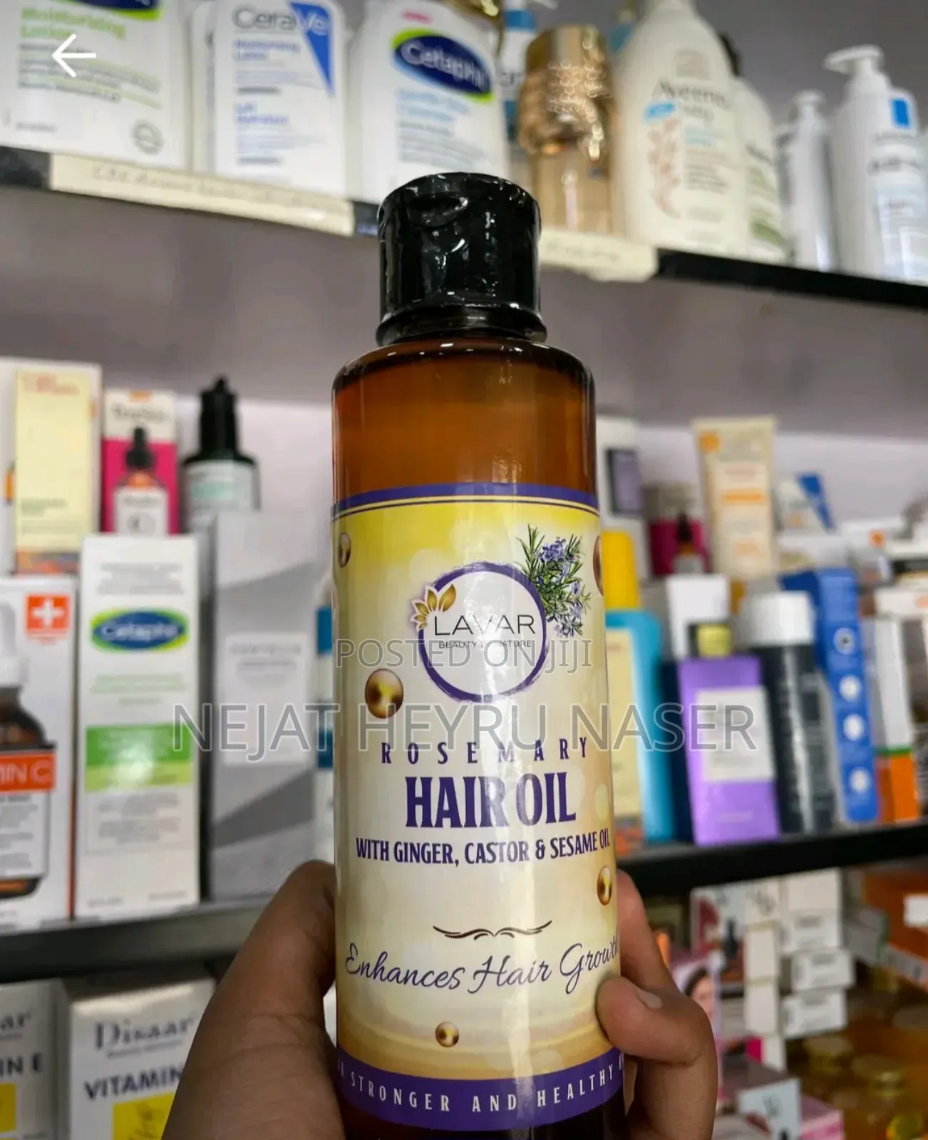 Lavar Rozemary Hair Oil