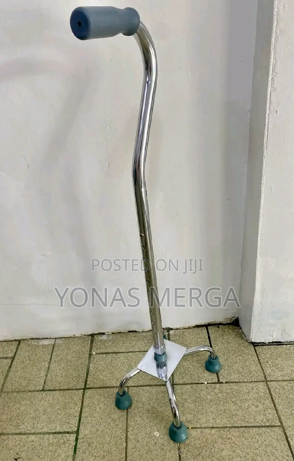 Quad Cane, Silver, Mobility Aid Equipment, Cane, 16641742031