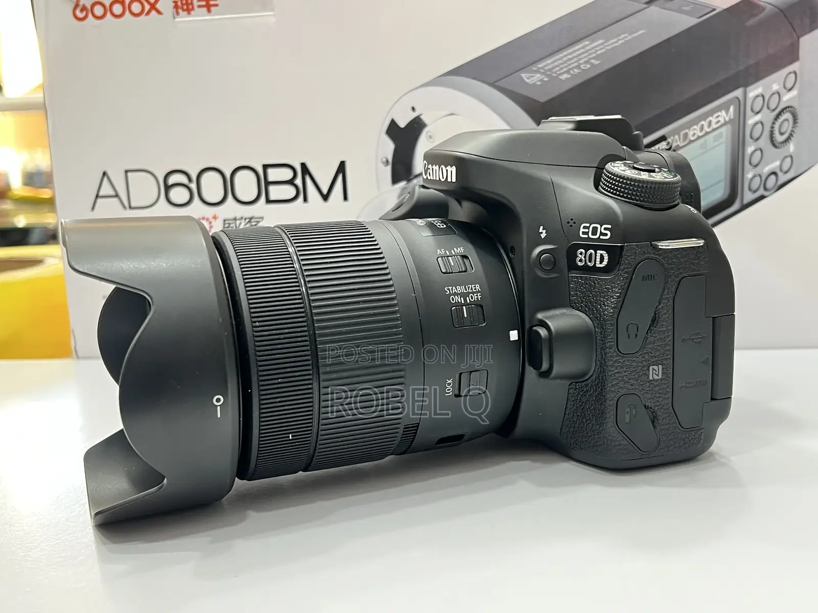 Canon 80d With 18-135mm Usm Lens 24mp