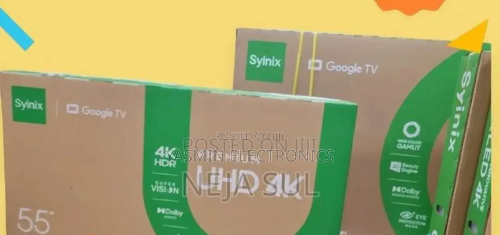 Syinix Tv 55in Google Tv Uhd 4k For In Ethiopia Free Deliver