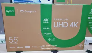 Photo - Syinix Tv 55in Google Tv Uhd 4k For In Ethiopia Free Deliver