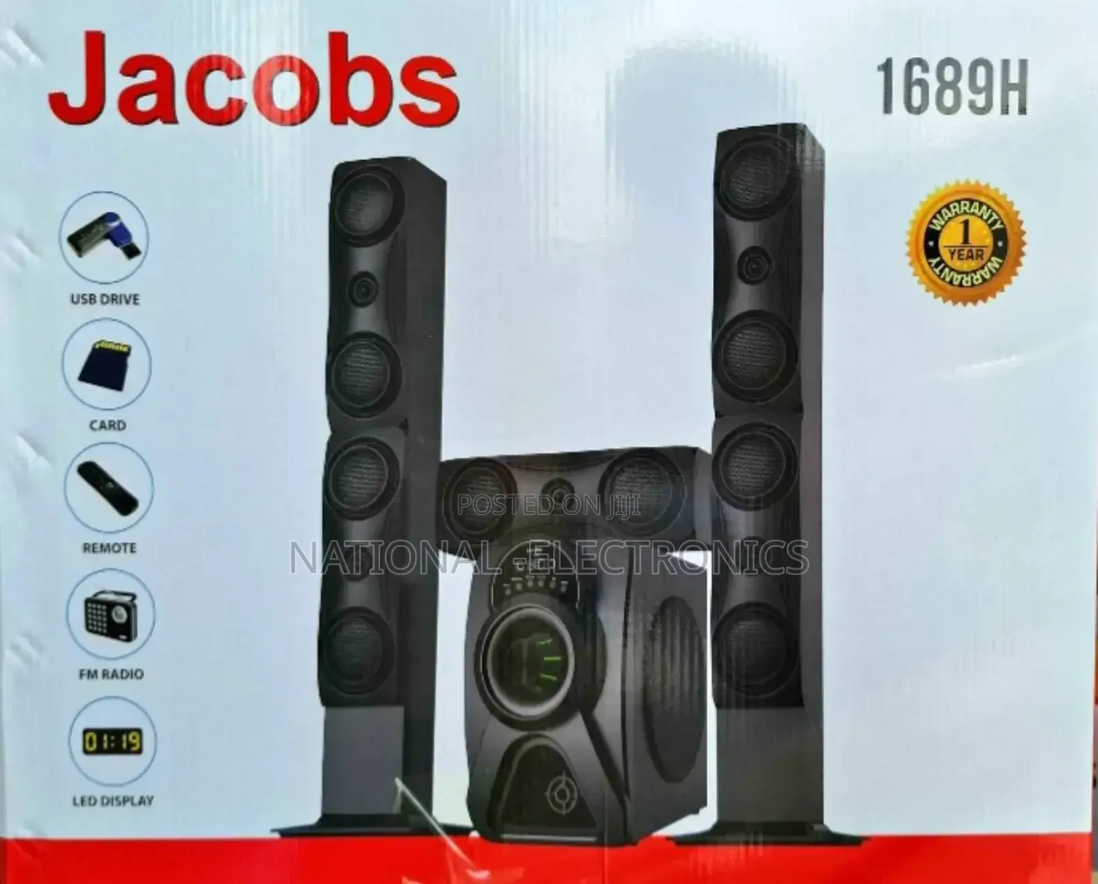 Jacops Multimedia 3.1ch Speakers Jipas