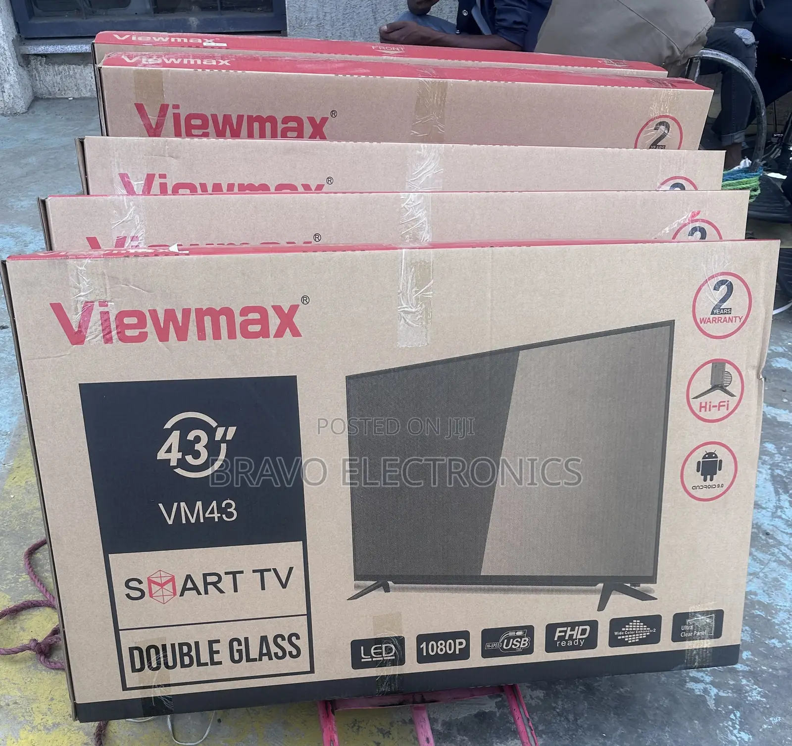Viewmax 43 Tv With Wall Mount