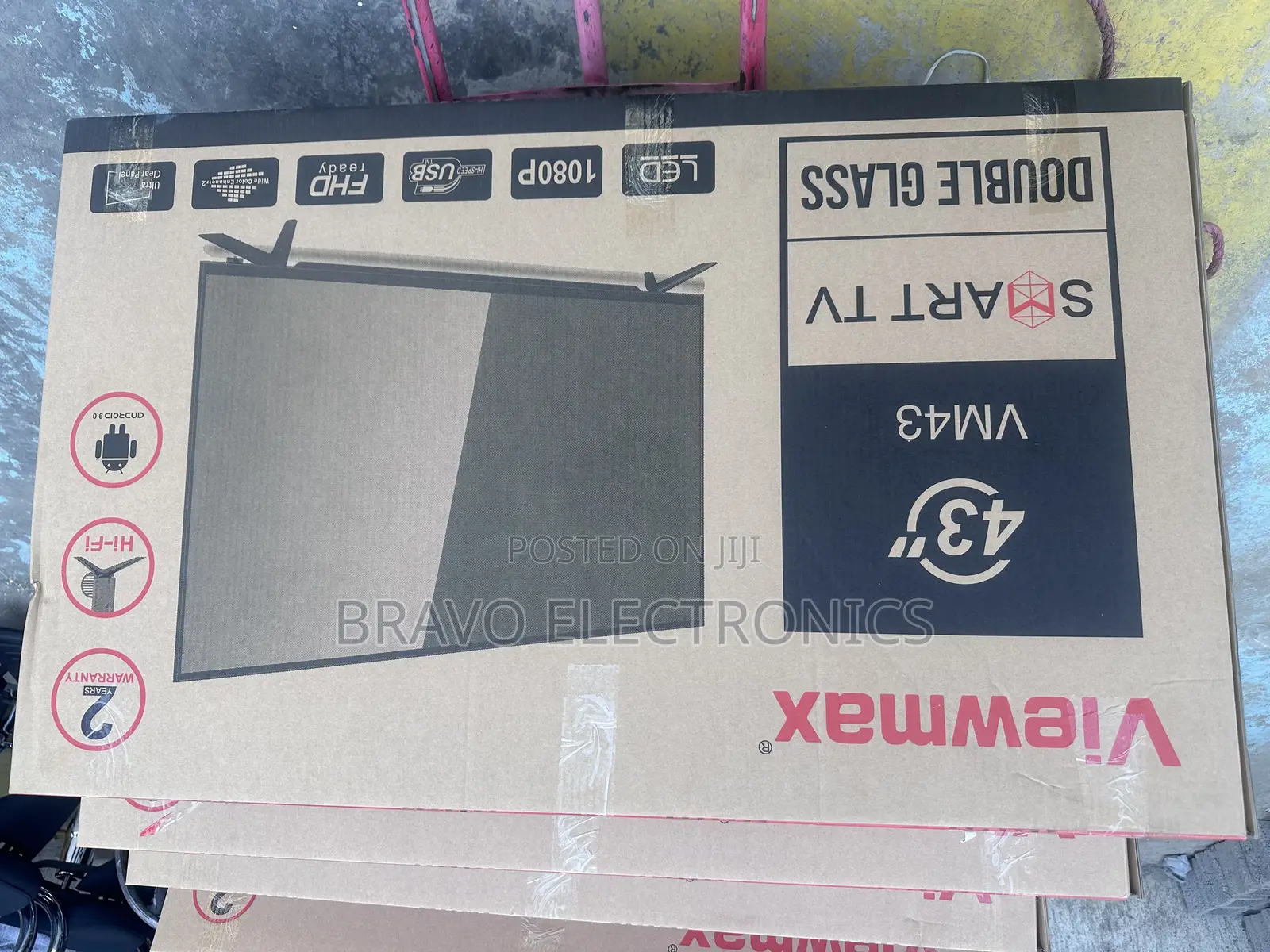 Viewmax 43 Tv With Wall Mount