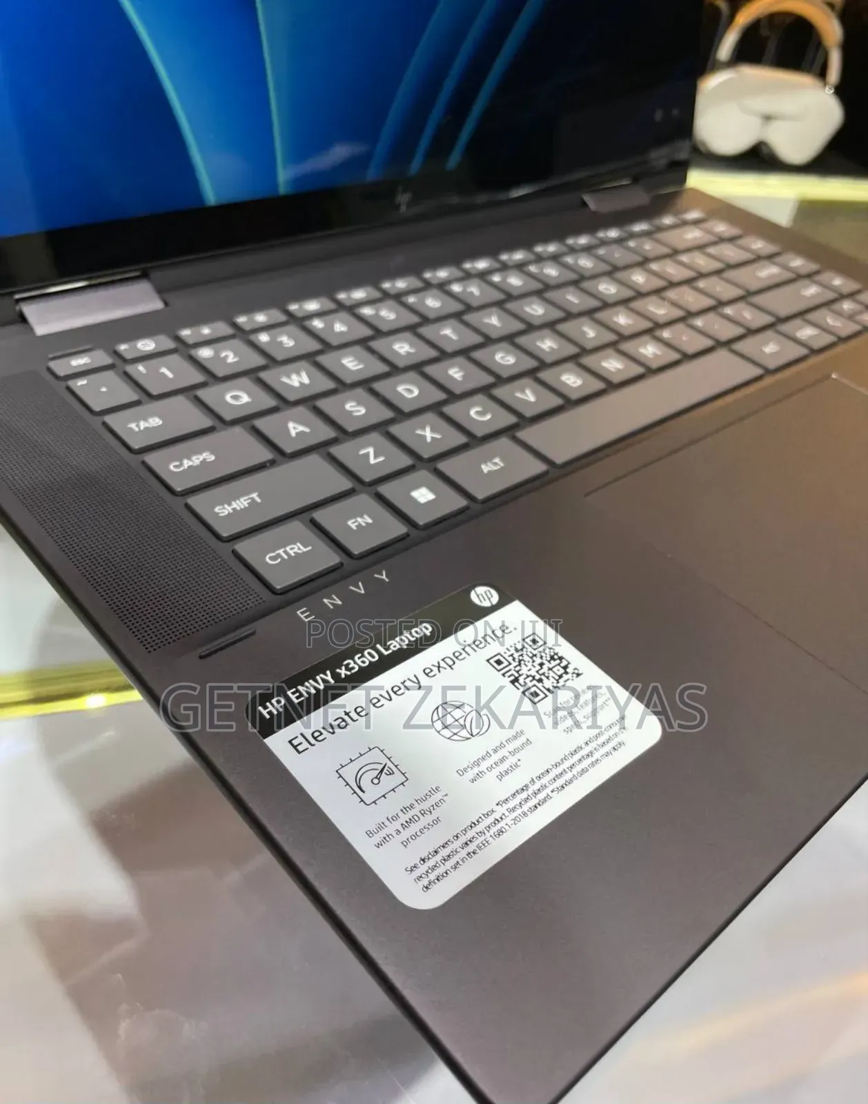 New Laptop HP Envy X360 16GB AMD Ryzen 7 SSD 1T