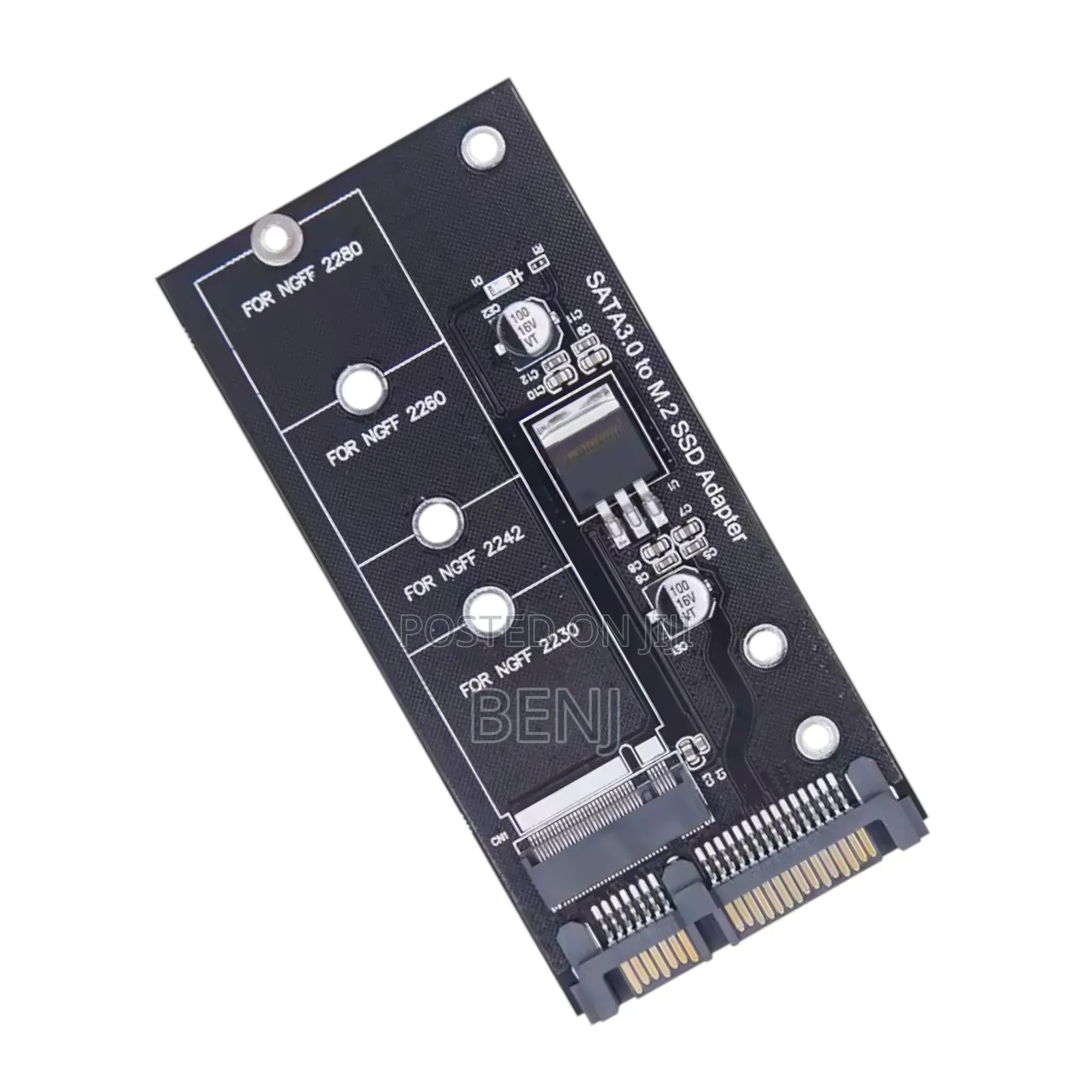 Sata 3.0 to M.2 SSD | M.2 NGFF SSD to Sata 3.0 Adapter Card