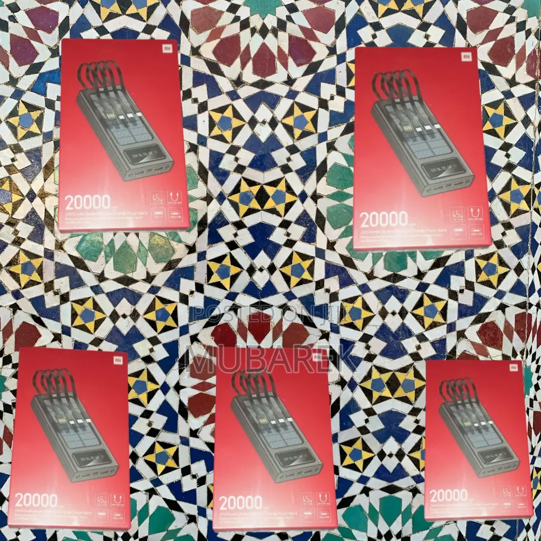 Built Tough: Mi 20000mah Power Bank With Cable