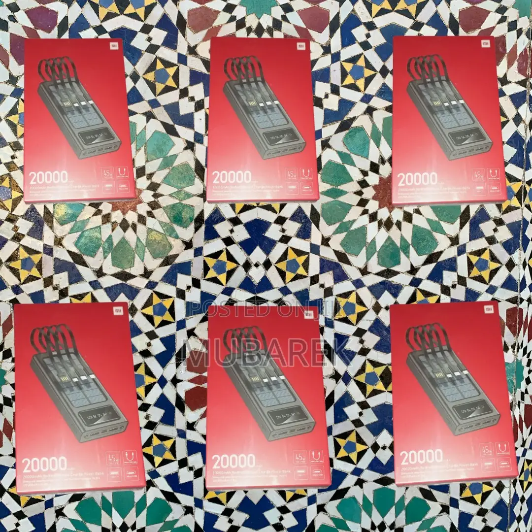 Built Tough: Mi 20000mah Power Bank With Cable