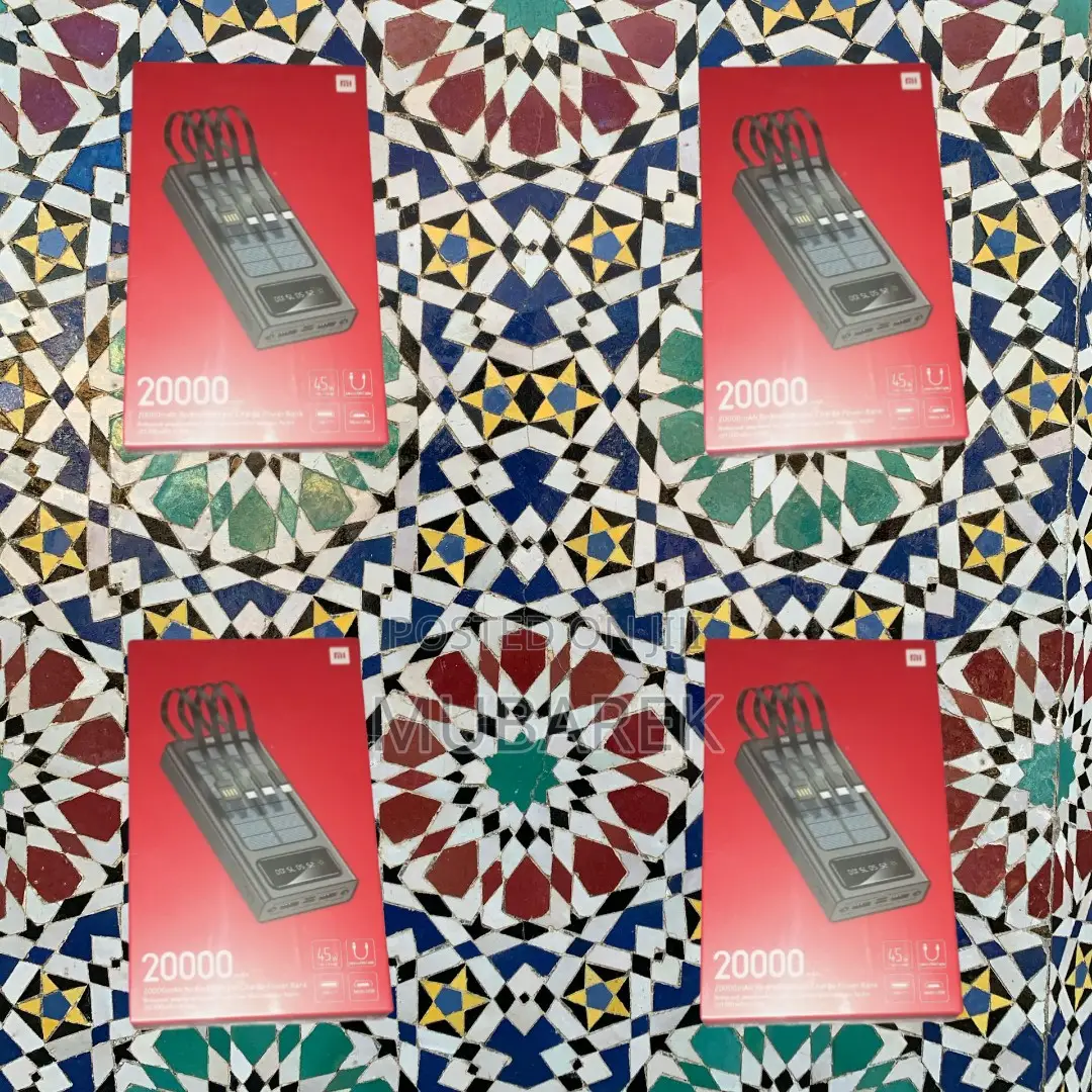 Durable Design for Everyday Use: Mi 20000mah + Cable