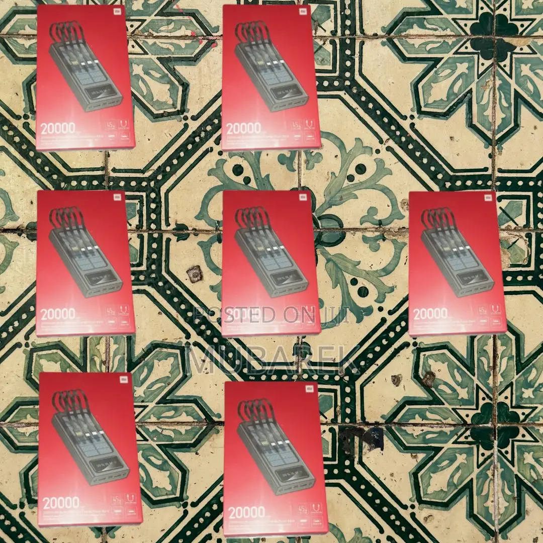 Elegantly Designed Power Bank: Mi 20000mah (Cable Included)