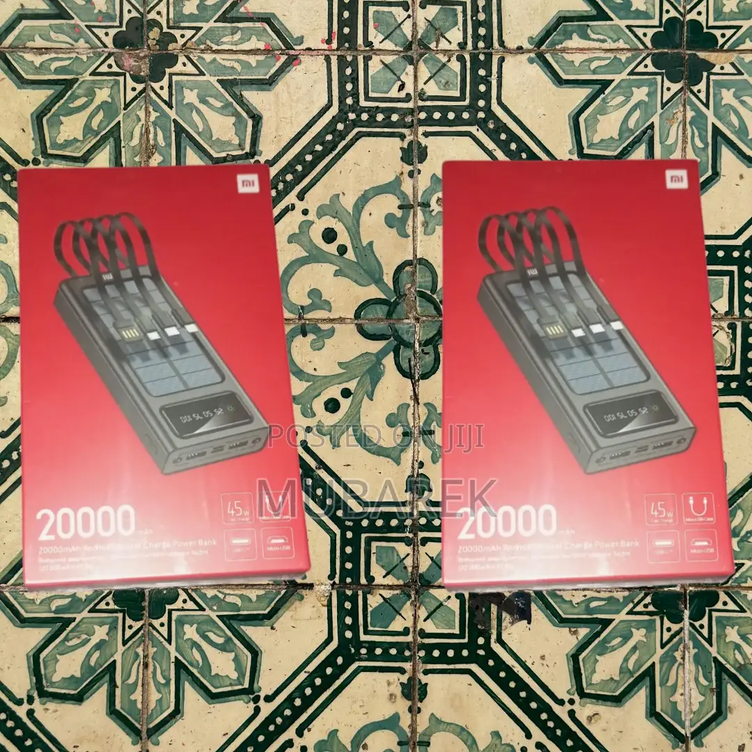 Multiple Safety Protections: Mi 20000mah + Included Cable