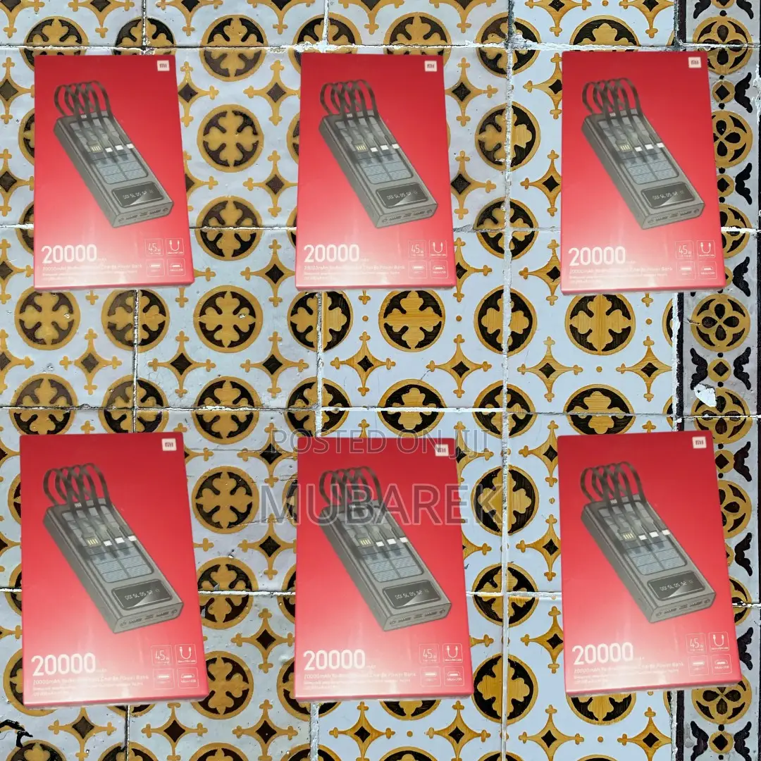 Mi 20000mah Power Bank - Includes Charging Lead