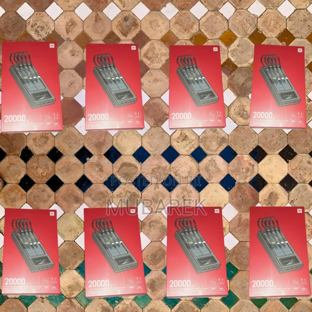 Mi 20000mah Battery Pack - Complete With Cable