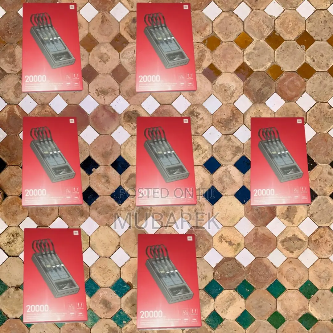 Mi 20000mah Battery Pack - Complete With Cable