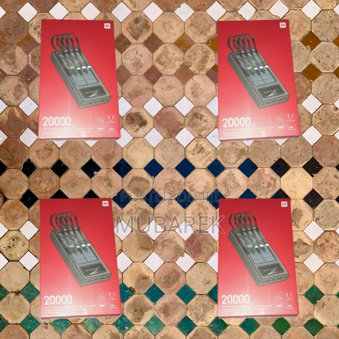 The Ultimate Power Extension: Mi 20000mah With Cable