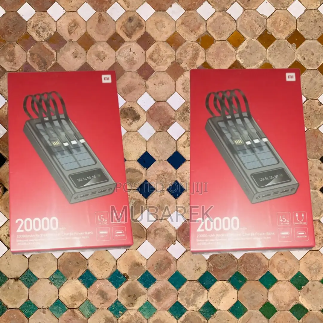The Ultimate Power Extension: Mi 20000mah With Cable