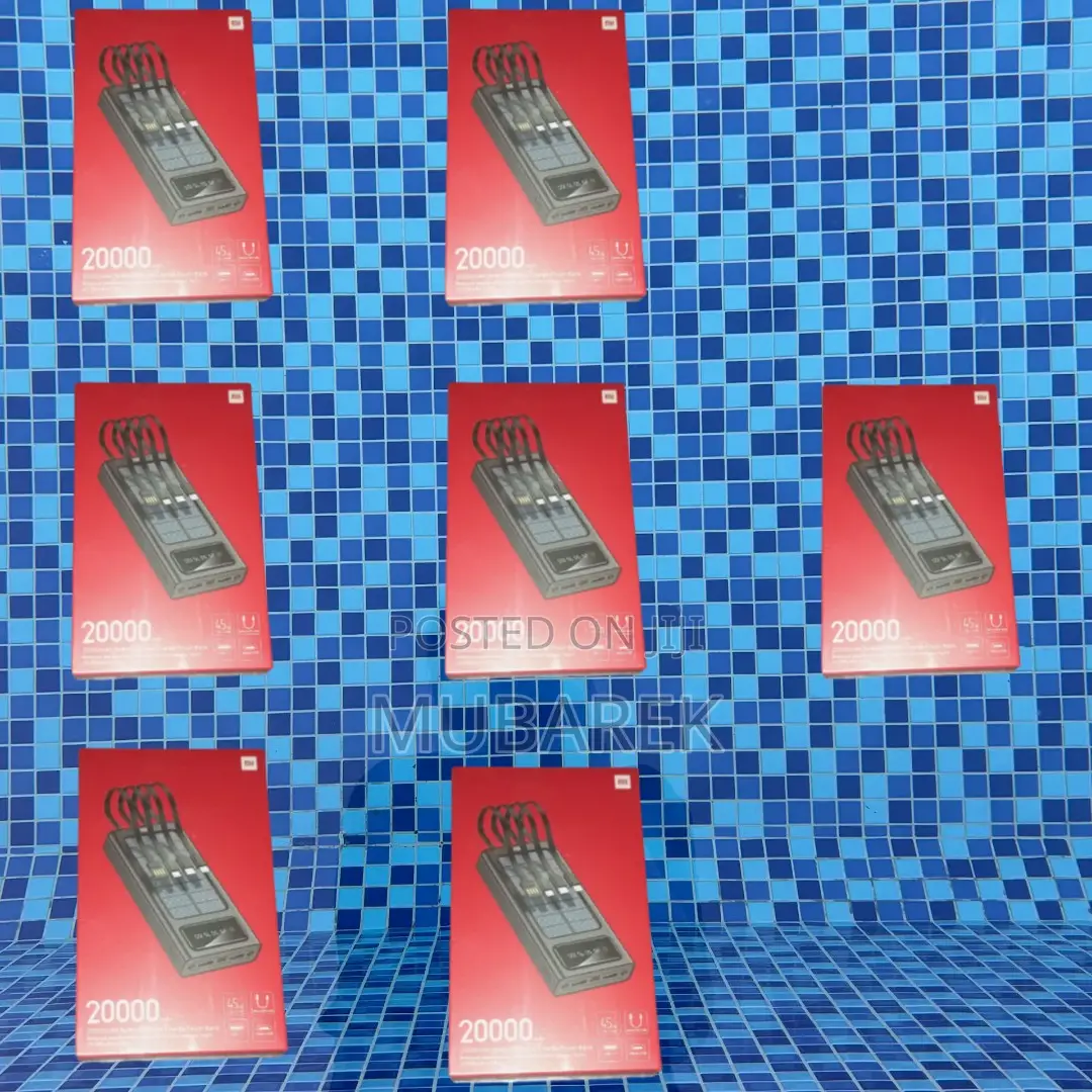 Your Mobile Energy Reservoir, Ready to Go Mi 20000mah +Cable