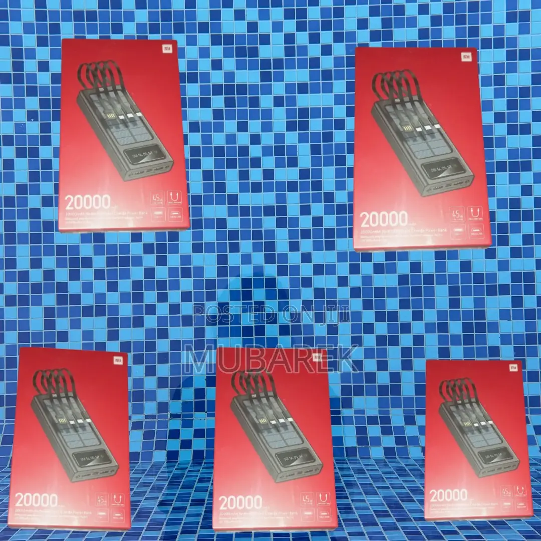 Powering Your Digital World, Seamlessly: Mi 20000mah Cable