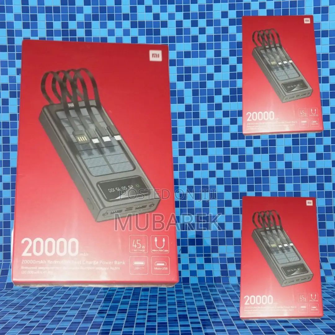 Keeping You Connected, Effortlessly: Mi 20000mah With Cable