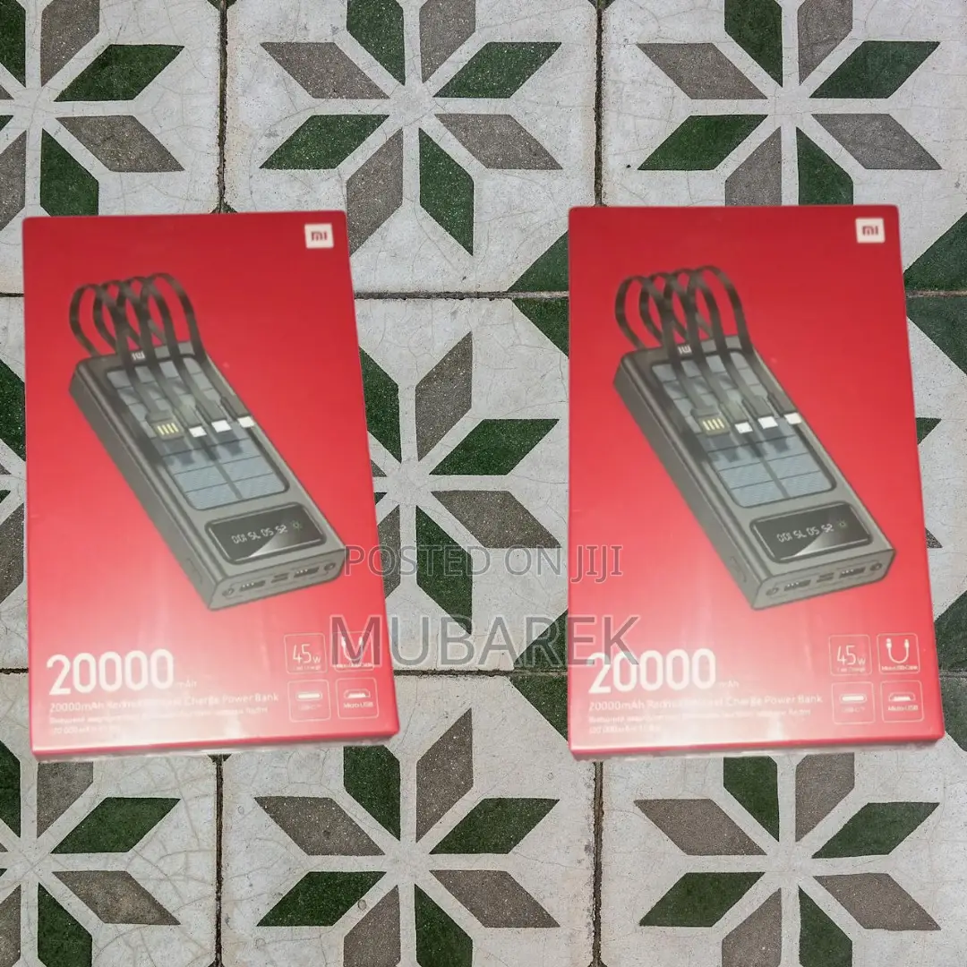Efficient Power Delivery: Mi 20000mah With Cable