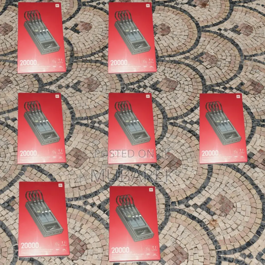 Smart and Efficient Charging: Mi 20000mah + Included Cable