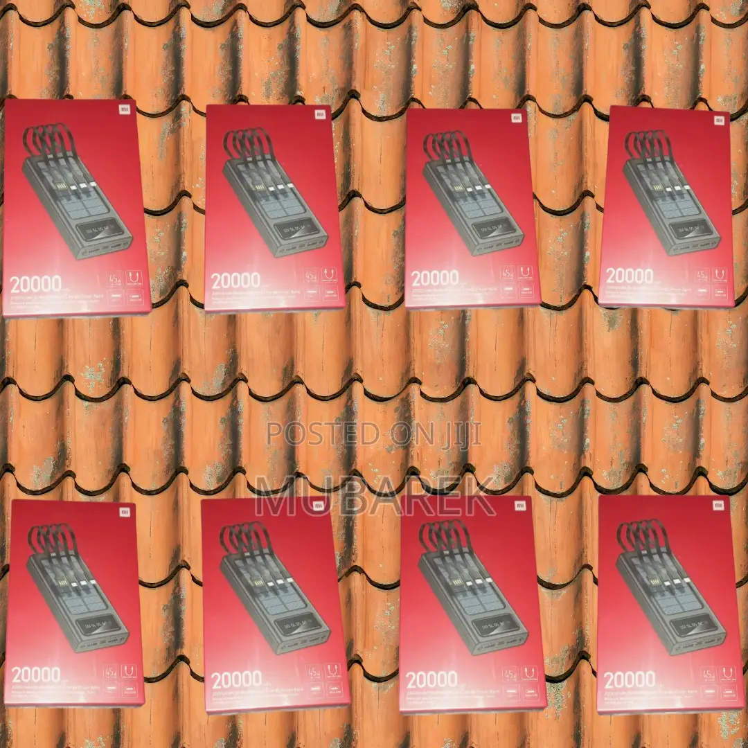 Compact and Powerful: 20000mah Mi Power Bank With Usb Cable