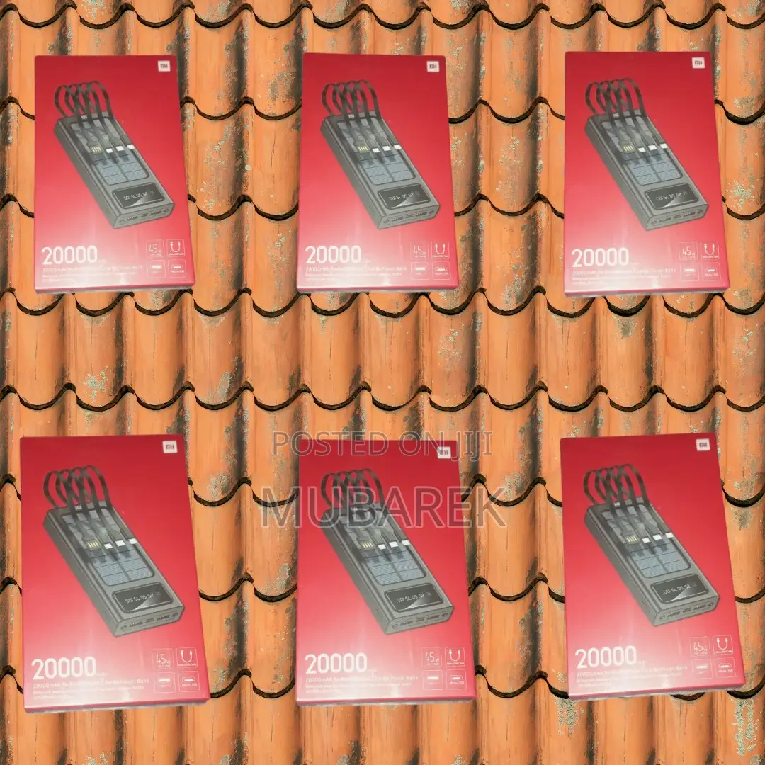 High-Speed Charging: Mi 20000mah Power Bank With Cable