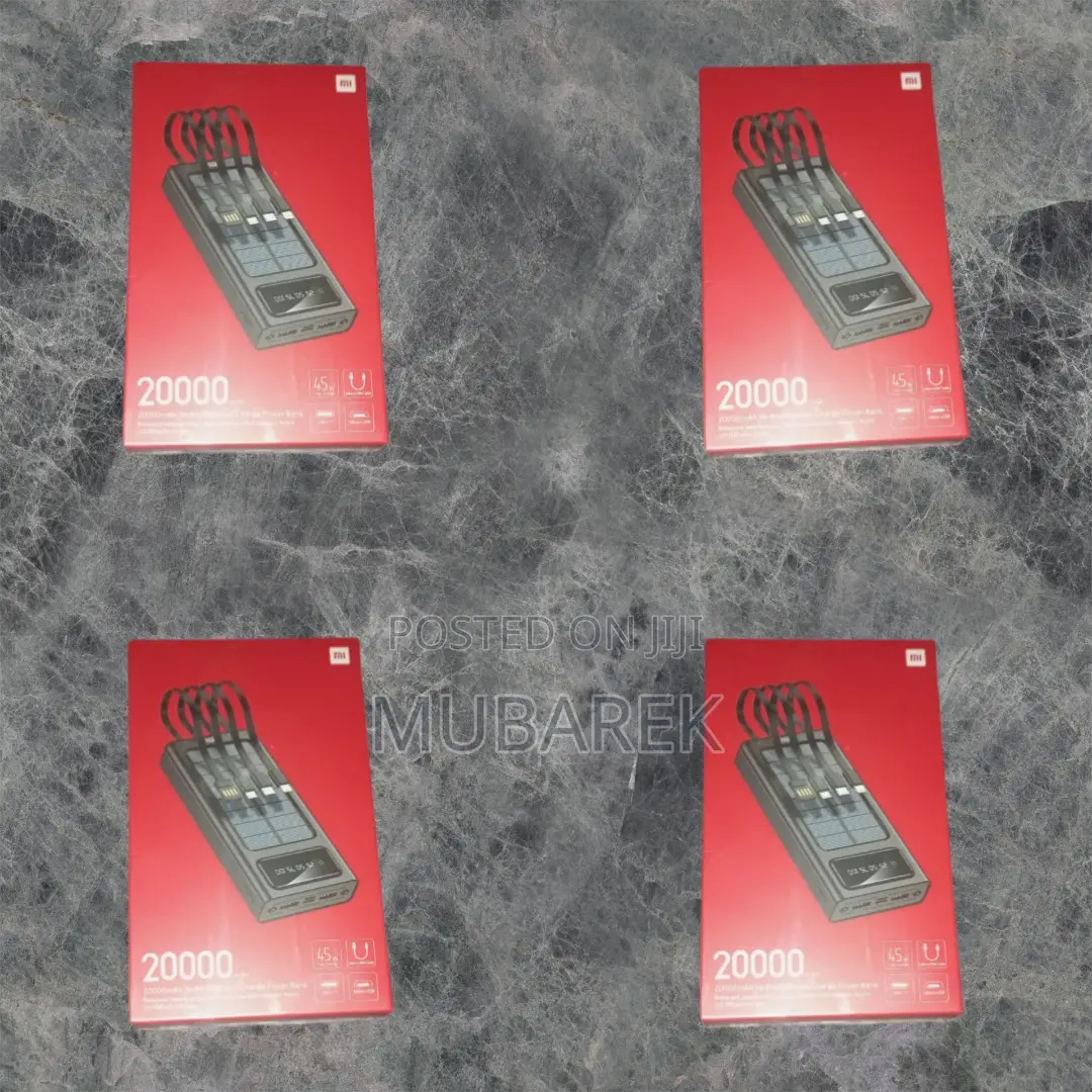 The Complete Mobile Power Kit: Mi 20000mah With Cable