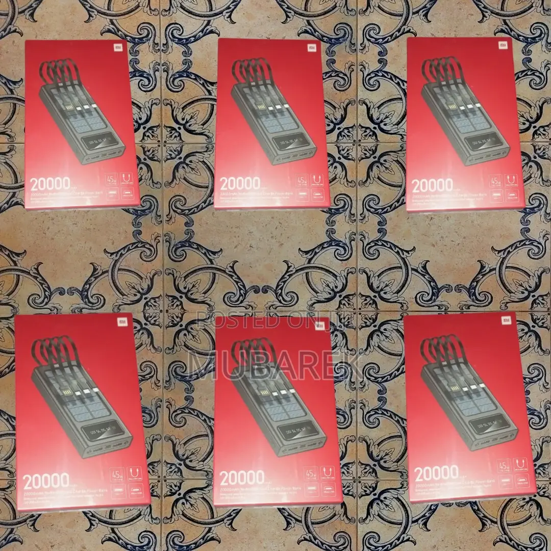 Stay Charged All Day! Mi 20000mah With Cable 