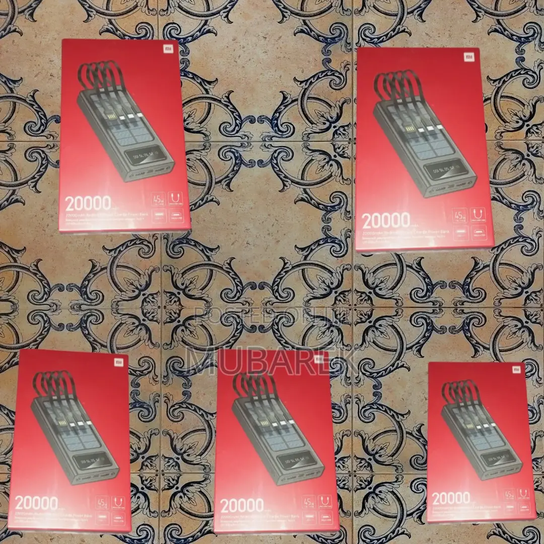 Stay Charged All Day! Mi 20000mah With Cable 