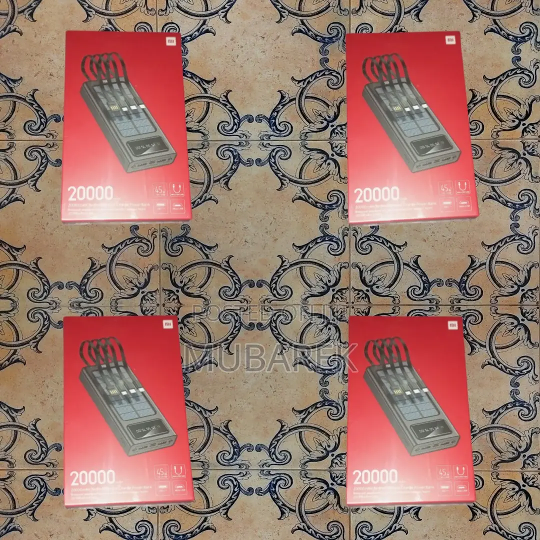 Adventure Ready!  Mi 20000mah Power Bank Cable