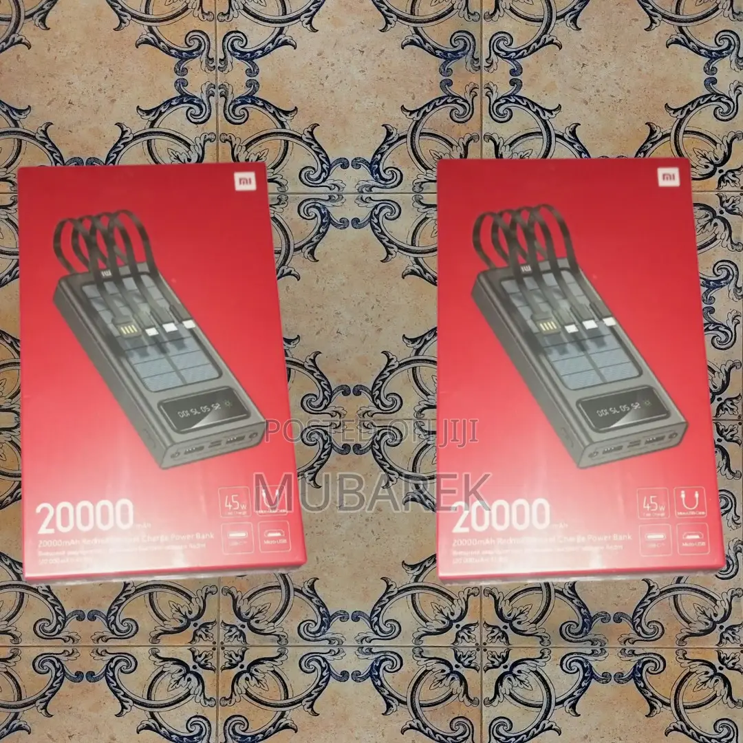 Adventure Ready!  Mi 20000mah Power Bank Cable