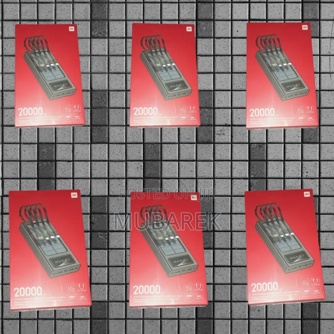 Your Mobile Energy Source! Mi 20000mah + Cable 