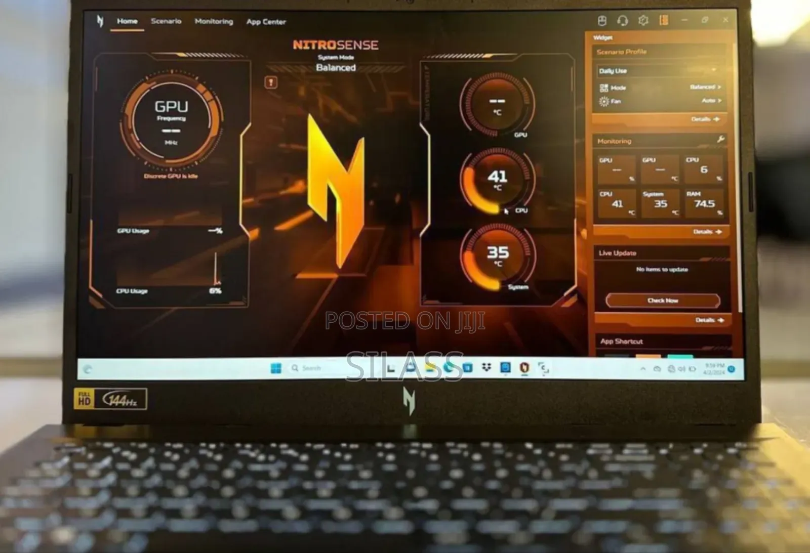 New Laptop Acer Nitro 5 16GB AMD Ryzen 7 SSD 1T