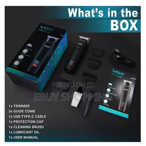 **2000mah Rechargeable Trimmer – VGR v-937 for All Ages**