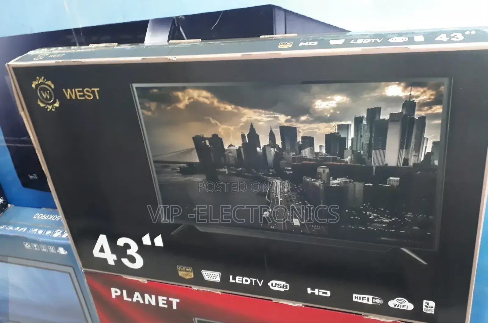West 43"Inch Tv Smart Android Tv