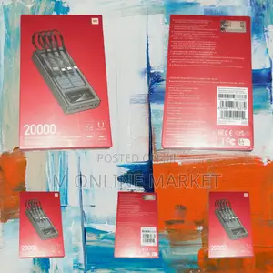 Charge Multiple Devices: Mi 20000mah (Cable Included)