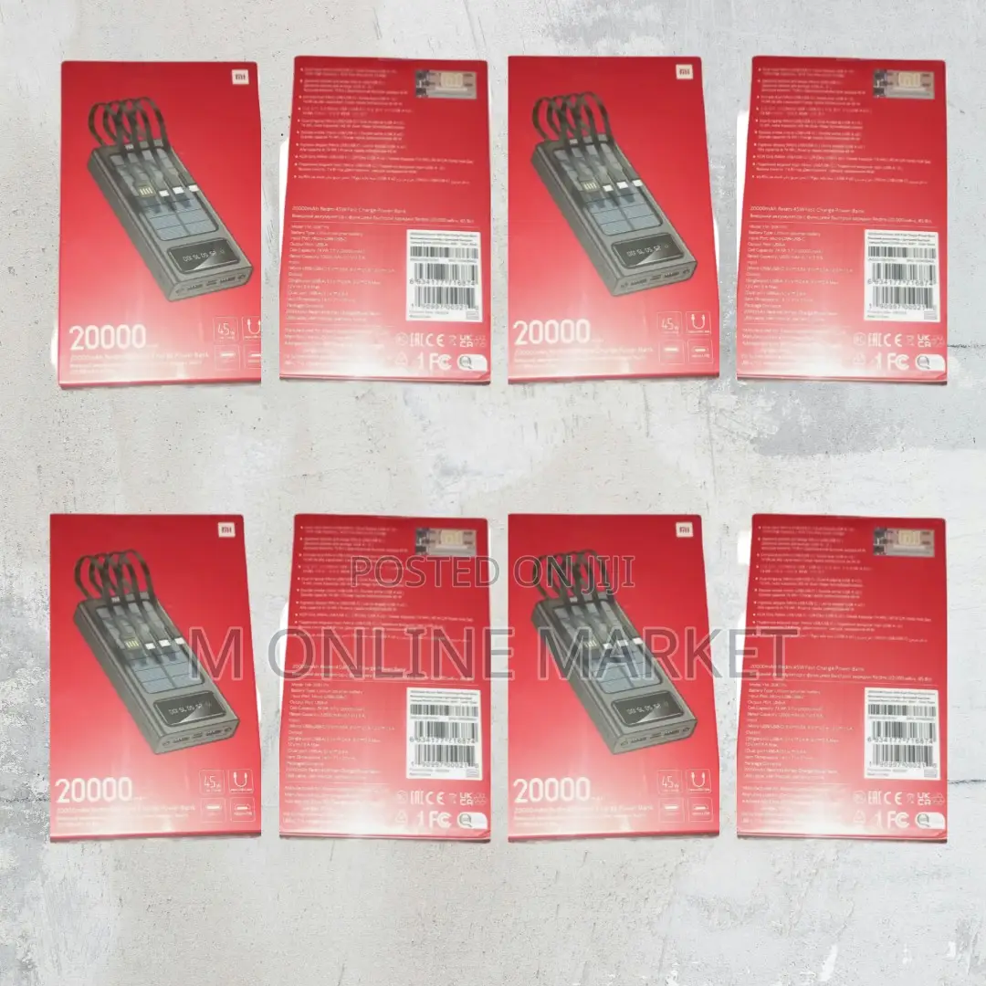 Modern Design, Powerful Performance: Mi 20000mah + Cable