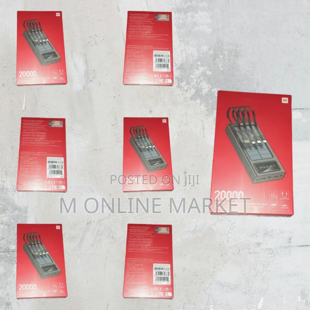 Modern Design, Powerful Performance: Mi 20000mah + Cable