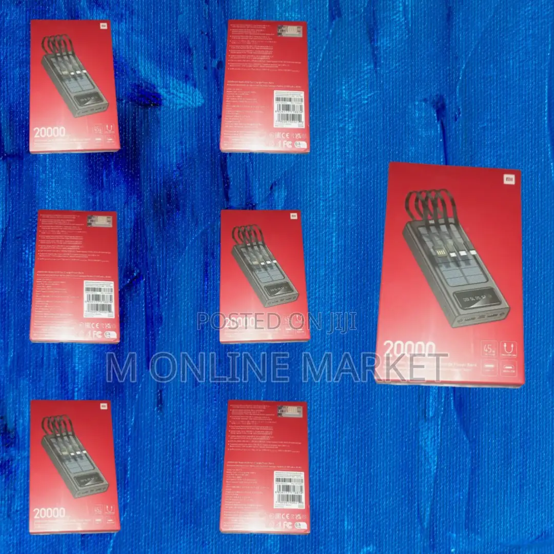Mi 20000mah Power Bank With Cable - Competitive Pricing